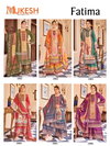Fatima By Mukesh Pure Crape Silk Digital Print Top With Plazo Dupatta Suppliers In India